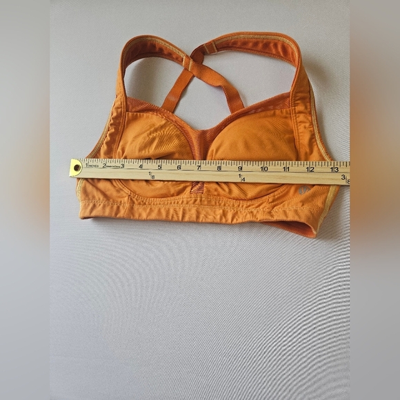 lululemon Women's Size 32 C athletica Orange Sports Bra - Picture 2 of 6